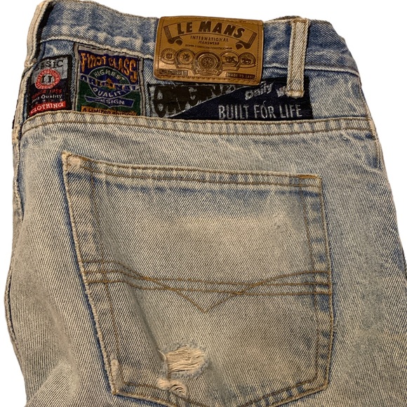 Men’s LeMans vintage jeans, cool fly, 34”, many holes - Picture 2 of 10
